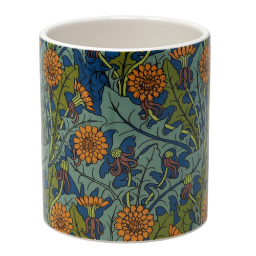 Indoor Ceramic Plant Pot with Floral Botanical Pattern - Blanche