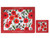 Set Of 4 Poppy Dinner Place Mats And Coasters Set Of 4 Poppy Dinner Place Mats And Coasters