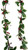 Set Of 2 Red Holly Berry And Green Leaf Garland - Total 2.6 Meters long Christmas Decoration