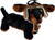 Soft 28cm Dachshund Sausage Dog Plush Cuddly Toy - Flying Pilot