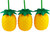 Set Of 3 Pineapple Plastic Novelty Drinking Cups With Reusable Straws Set Of 3 Pineapple Plastic Novelty Drinking Cups With Reusable Straws