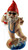 Large 21cm Funny Gnome Garden Ornament - Mankini / Life Ring Design