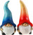 Set Of 2 Large Hat 17cm Garden Gnome Ornaments Figurines - Blue / Red