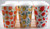Set Of 12 Plastic Summer Fruit Design Drinking Tumbler Cups