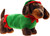 Soft 28cm Dachshund Sausage Dog Plush Cuddly Toy - Christmas Elf
