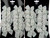 24 Mini White Glitter Bows With Ties - Christmas Tree Decorations / Craft 24 Mini White Glitter Bows With Ties - Christmas Tree Decorations / Craft