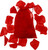 Pack of 160 Red Faux Rose Petals - Romantic Valentines Decorations