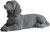 Grey Velvet Soft Touch 24cm Dachshund Figurine Ornament