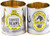 Set of 2 Kitchen Multi Purpose Metal Storage Tins - Safari Tea Coffee Design Set of 2 Kitchen Multi Purpose Metal Storage Tins - Safari Tea Coffee Design