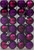 Set Of 24 Mini Christmas Shine Glitter Tree Baubles Decorations - Purple Set Of 24 Mini Christmas Shine Glitter Tree Baubles Decorations - Purple