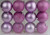 Large 8cm Soft Pink / Lilac Christmas Tree Baubles Decorations (Set of 12) Large 8cm Soft Pink / Lilac Christmas Tree Baubles Decorations (Set of 12)