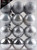 Set Of 24 Silver Dazzling Glitter Baubles - Christmas Tree Decoration