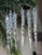 Set Of 18 Ice effect 12cm Silver Hanging Icicles - Christmas Tree Decorations Set Of 18 Ice effect 12cm Silver Hanging Icicles - Christmas Tree Decorations