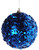 Royal Blue Opulent Sequin Glitter Encrusted Christmas Tree Baubles (Set of 6) Royal Blue Opulent Sequin Glitter Encrusted Christmas Tree Baubles (Set of 6)