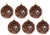 Rose Gold Mini Sequin Glitter Christmas Tree Bauble Decoration (Set of 6) Rose Gold Mini Sequin Glitter Christmas Tree Bauble Decoration (Set of 6)