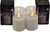 Light Up LED Wax Candles - Battery Operated In Glass Jars With Timer (Set Of 2)