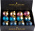 Large Blue Pink Navy Gold Sequin Christmas Tree Baubles Decorations (Set of 12)