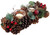 Christmas Table Centrepiece Double Tealight Candle Holder  - Pine Cone Berry Christmas Table Centrepiece Double Tealight Candle Holder  - Pine Cone Berry