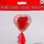 Valentines Day Heart Balloon - With Tassel - (Set of 2) Valentines Day Heart Balloon - With Tassel - (Set of 2)