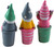 Gonk Gnomes Novelty 14cm Ornaments On Plant Pots - Set Of 3 Gonk Gnomes Novelty 14cm Ornaments On Plant Pots - Set Of 3