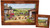 Farm House - Vintage Farm Scene Table Placemats And Coasters (Set of 4)