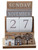 Wooden Perpetual Calendar Desktop Eternal Calendar Blocks - House Tree Design