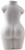 Female Body Torso Sculpture 19cm Vase Ornament - White