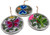 Hanging Garden Quote 16cm Round Plaques - Butterfly Bird Dragonfly (Set of 3)