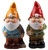 High Glaze 14cm Garden Gnomes - Ceramic Yellow Red Hat High Glaze 14cm Garden Gnomes - Ceramic Yellow Red Hat