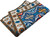 Indian Ethnic Rug -Indoor / Outdoor - Recycled plastic 80 x 120cm - Blue Multi