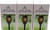 Large Solar LED Flicker Flame Effect Garden Glow Stake Lights - Set Of 3