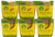 Outdoor Garden Citronella Candles in Glass Jar Holders (Set of 6)