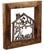 Home House Wall Art - Set In Wooden Floating Frame - 20 x 20cm