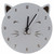 Large 30cm Kitten Cat Girls Bedroom Wall Clock