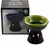 Pottery Style Oil Burner / Wax Melt Warmer - Green / Black
