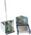 Bathroom Yacht Toilet Roll Holder & Brush with Stand