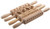 Embossed Christmas Pattern Wooden Rolling Pin - Stag/Pine/Tree/Gift (Set of 4)