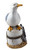 Seagull With Anchor On Post 20cm Figurine Nautical Ornament Seagull With Anchor On Post 20cm Figurine Nautical Ornament