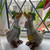 Mr And Mrs Duck Ornaments - Large 25cm Figurines - Set of 2