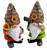 Sunflower Beehive Gonks Gnomes 19cm Garden Ornament - Set of 2 Sunflower Beehive Gonks Gnomes 19cm Garden Ornament - Set of 2