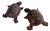 Tortoise Climbing Garden Wall Decoration 19cm - Design C - Set of 2
