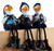 Shelf Sitting 12cm Nautical Pirate Seagulls w/ Long Legs - Set of 3