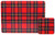 Hardback Placemats & Coasters - Royal Stewart Tartan - Set of 4