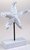 White Crab Starfish 22cm Sculpture Ornament - Nautical Home Decor - Set of 2