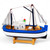 Nautical White Blue Wooden Sail Boat 16cm Ornament Nautical White Blue Wooden Sail Boat 16cm Ornament