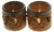 Christmas Gonk Pottery Design Tea Light Candle Holders - Set of 2 Christmas Gonk Pottery Design Tea Light Candle Holders - Set of 2