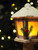 Large 50cm Victorian Street Lantern Christmas Wooden LED Light Up Ornament