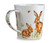 Hare Watercolour Design White Ceramic China Mug Cup Hare Watercolour Design White Ceramic China Mug Cup