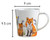 Fox With Cub Watercolour Design White Ceramic China Mug Cup