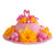 Girls Ready Made Decorated Easter Hat Bonnet - Flamingo B